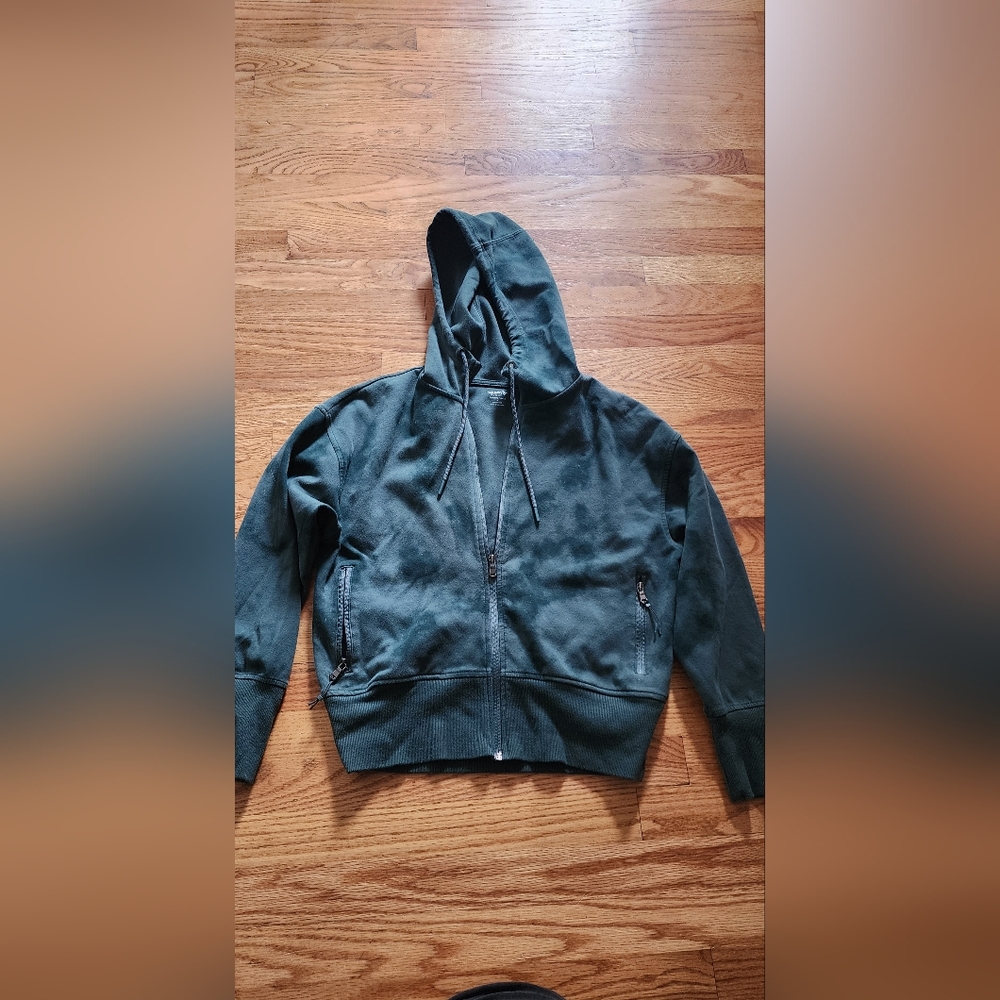 Old Navy Black Zip-Up Hoodie with Hood